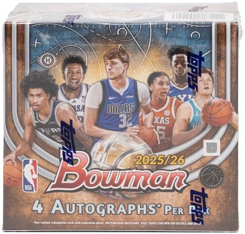 2025/26 Bowman Jumbo Hobby Box Basketball